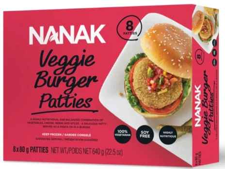NANAK VEGGIE BURGER PATTIES