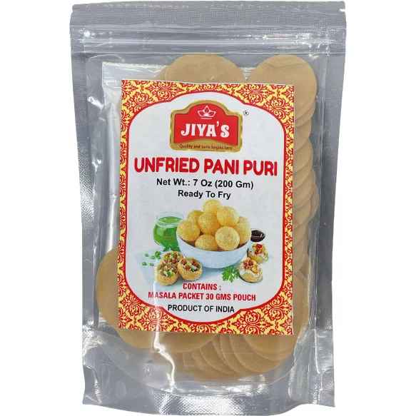 JIYAS UNFRIED PANI PURI