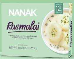 Buy Nanak Rasmalai Plain 850 Gm | Apna Bazaar Indian Groceries - Quicklly