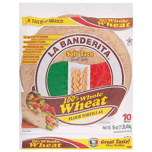 Buy La Banderita Whole Wheat Wraps 1 Pack World Fresh Market Quicklly