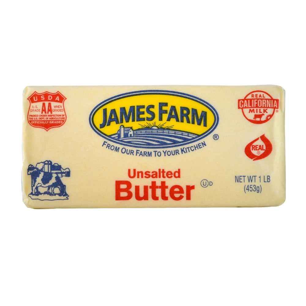 JAMES FARM UNSLTD BUTTER 