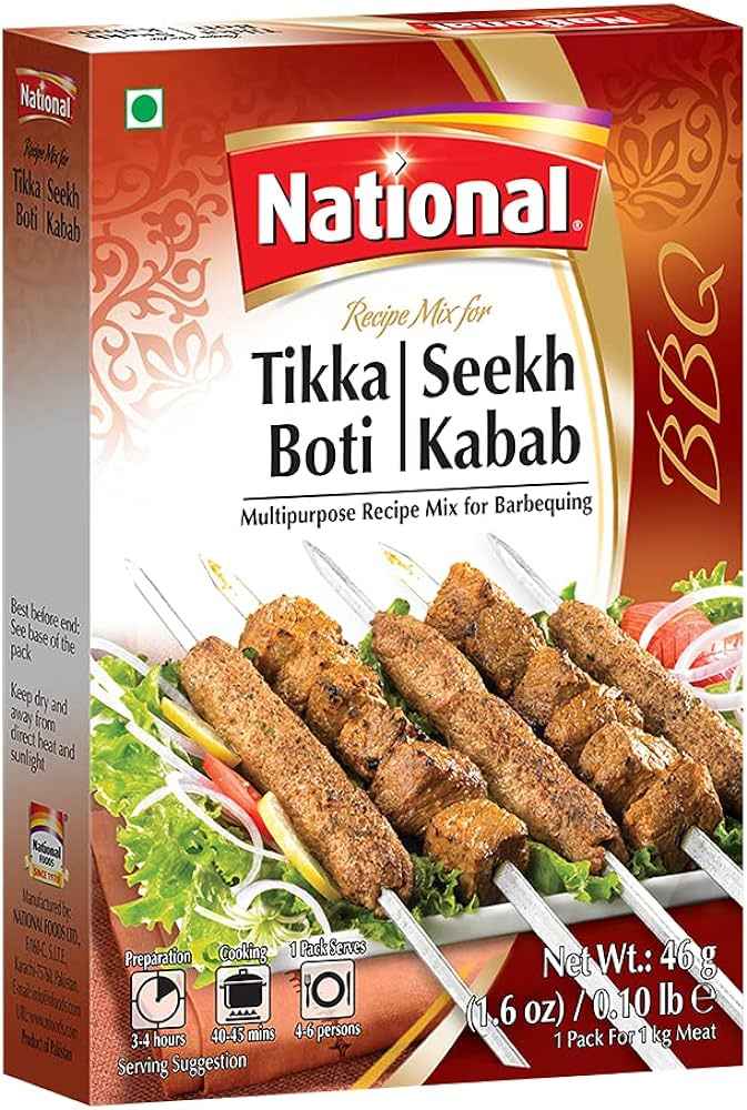 National Tikka Boti Seekh Kabab 
