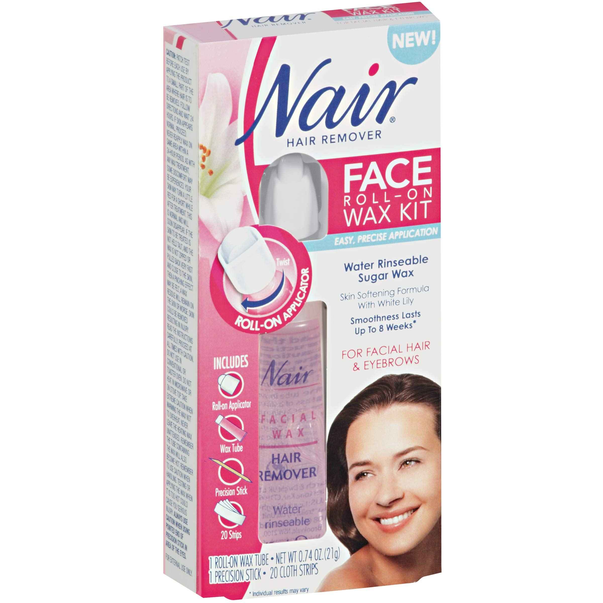 Nair Face Roll On Wax Kit