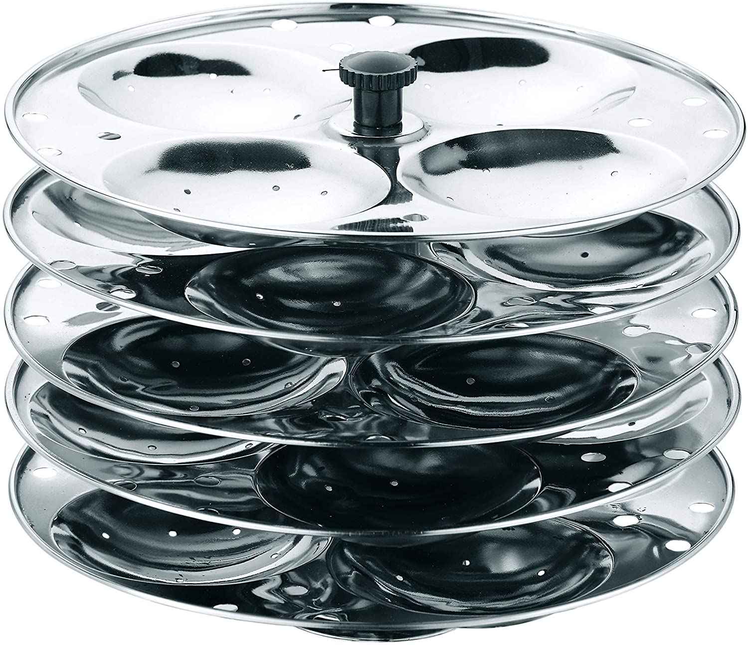 SUPER SHYNE STAINLESS IDLI STAND