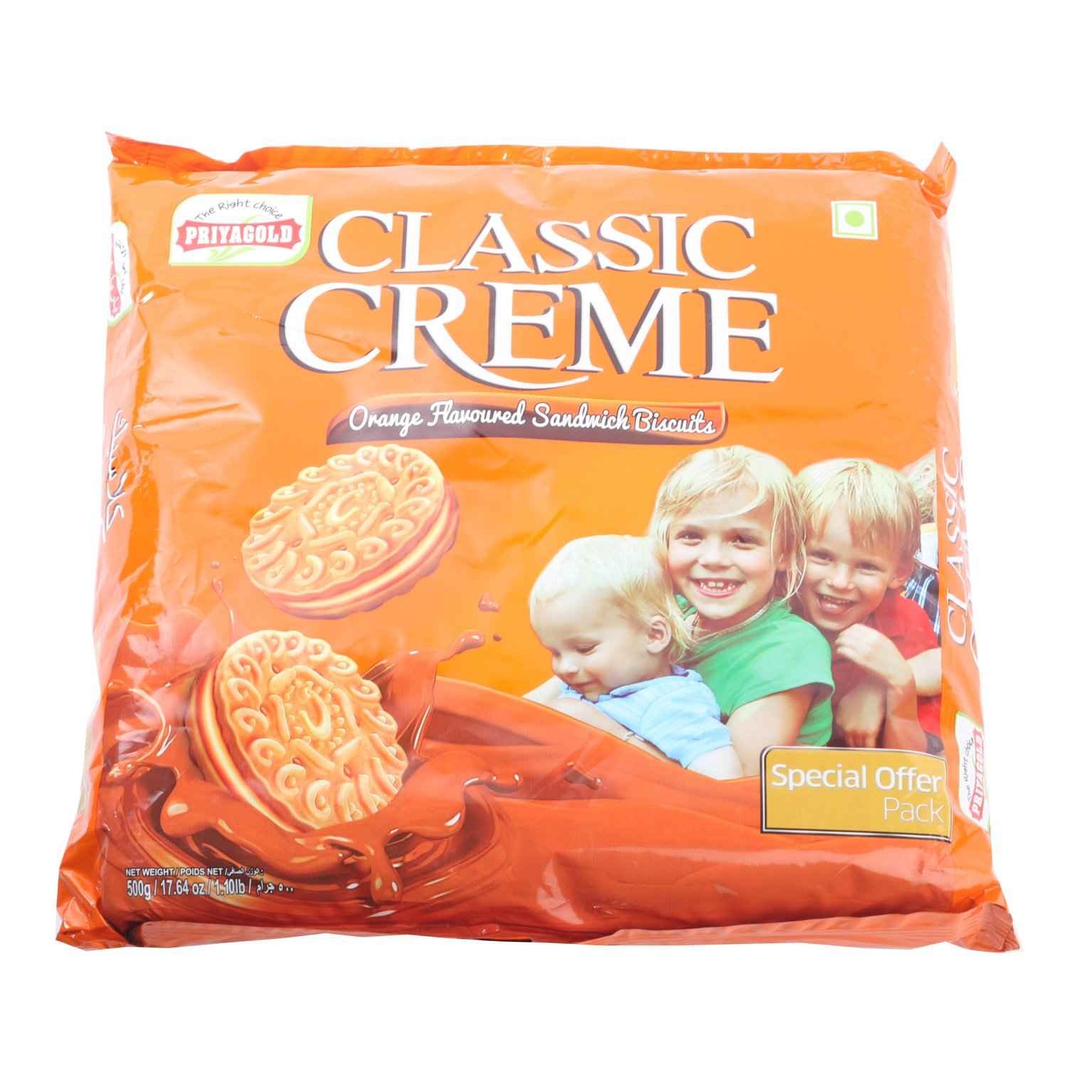 PRIYA GOLD ORANGE CREME BISCUITS