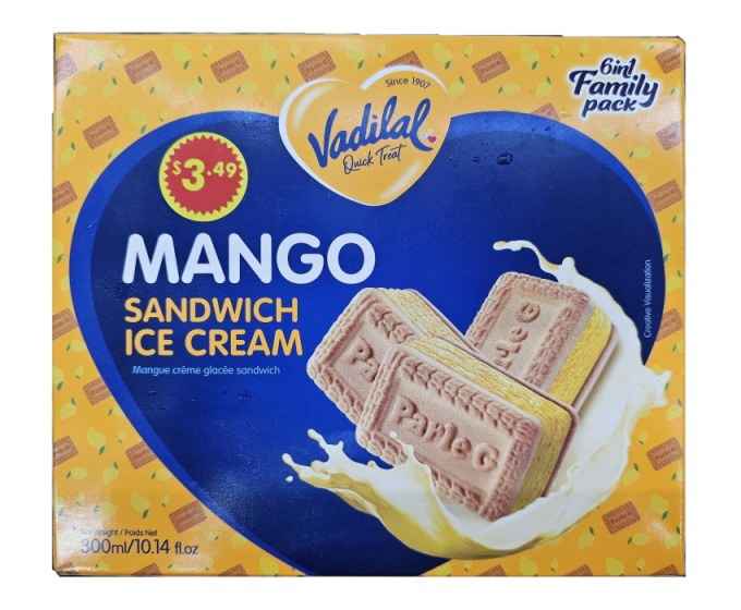 VADILAL MANGO SANDWICH ICE
