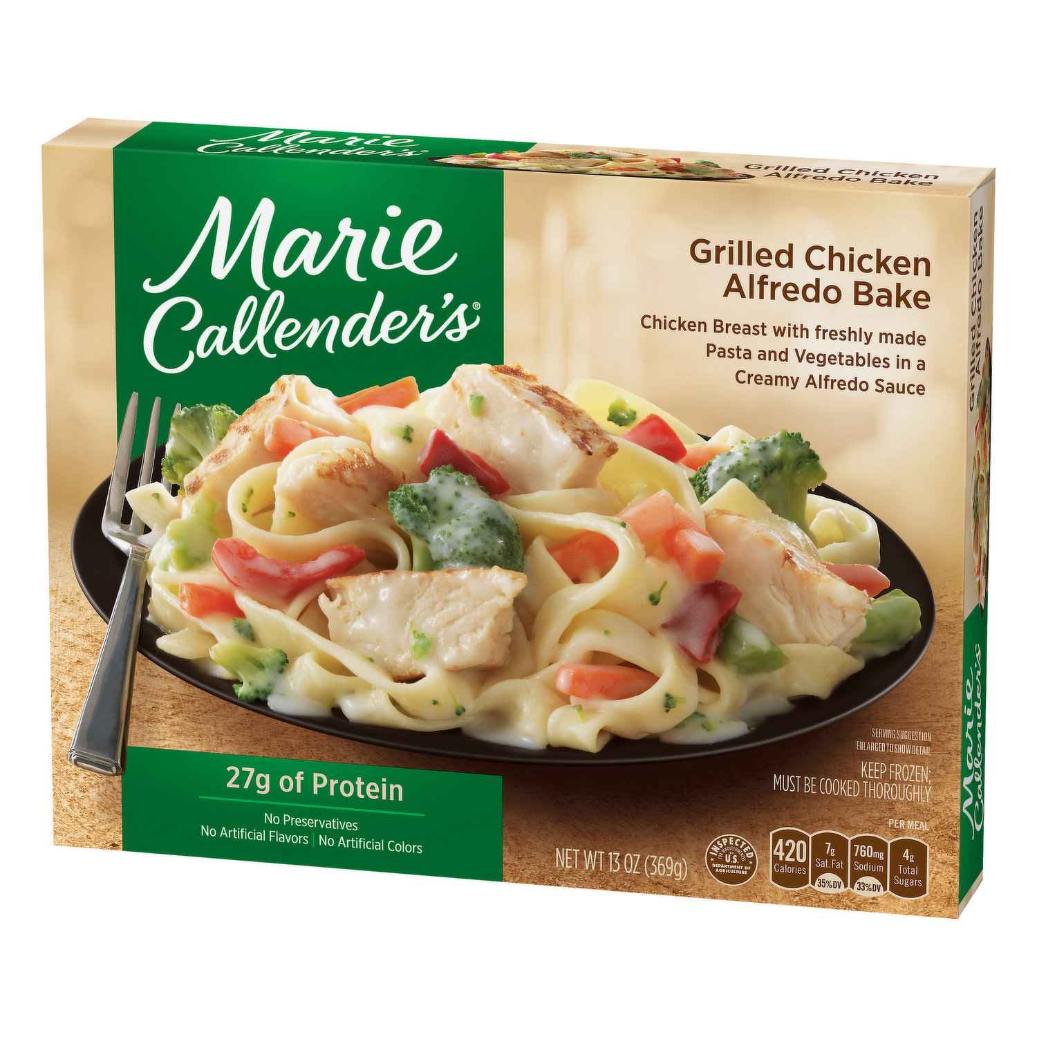 Marie Callenders Grilled Chicken Alfredo Bake