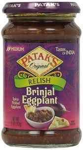 Pataks Original Brinjal Egg Plant Sweet & Spicy Medium