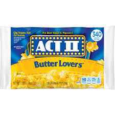 Act Il Butter Lovers Microwave Popcorn