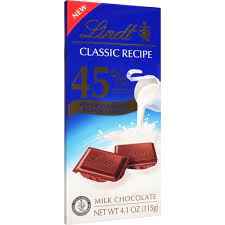 LINDT CLASSIC 45% COCOA MILK CHOCOLATE 