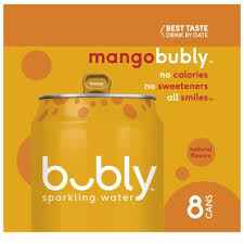 BUBLY MANGO SPARKLING WATER 