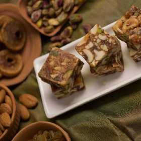 Almond House Dry Fruit Mithai Box