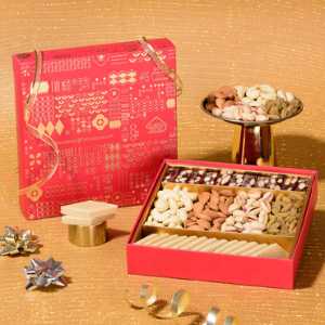 Dry Fruit Mithai Combo Medium