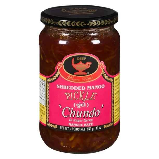 Deep Home Style Shredded Mango Pickle Chundo