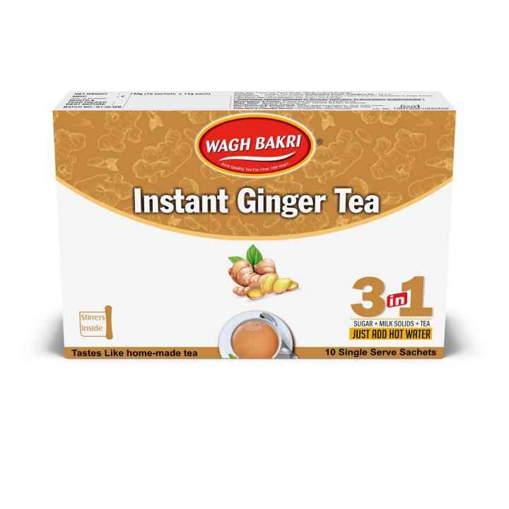 Buy Wagh Bakri Instant Ginger Tea Sweetened 260 Gm | Apna Bazar Cash ...
