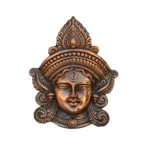  Metal Goddess Durga Wall Hanging