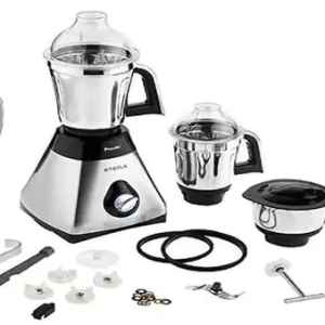Preethi Steele 3-Jar Mixer Grinder With Super Extractor 110V