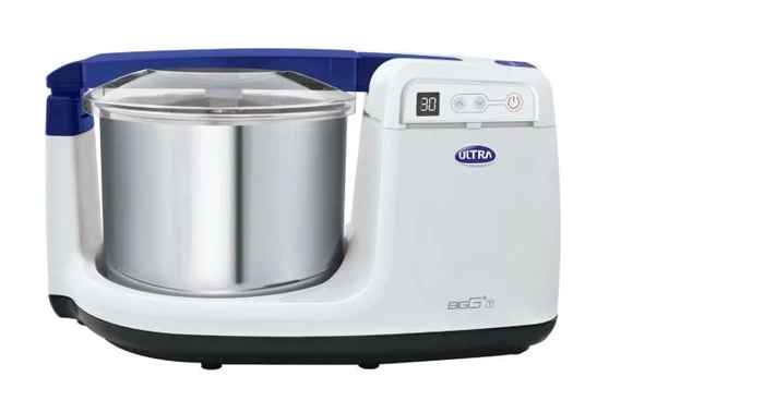 Elgi Ultra Bigg+T 2.5 Liter Table Top Stone Wet Grinder 110 Volts With Atta Kneader & Timer