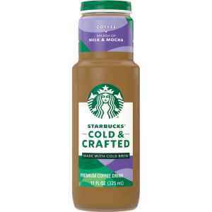 STARBUCKS COLD & CRAFTED COFEE W/MILK & MOCHA 