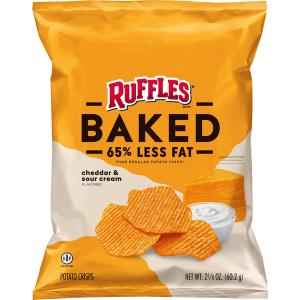 RUFFLES BAKED 65% LESS FAT