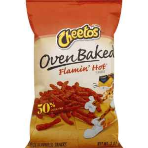 CHEETOS BAKED LESS FAT HOT 