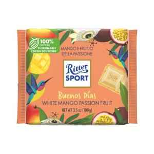 RITTER SPORT WHITE MANGO & PASSION FRUIT 