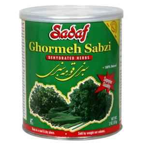 SADAF SABZI  GHORMEH IN CAN 
