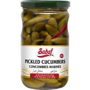SADAF PICKLED CUCUMBERS SMALL WITH TARRGON 