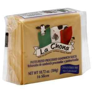 LA CHONA AMERICAN SINGLES CHEESE 