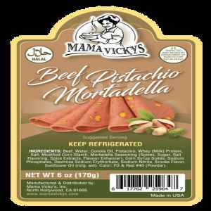 MAMA VICKYS HALAL MORTADELLA WITH PISTACHIO 