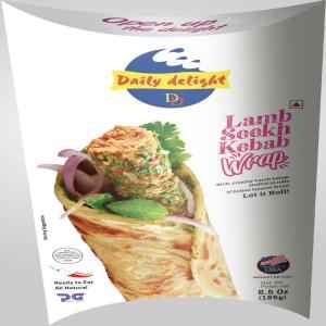 DAILY DELIGHT LAMB SEEKH KEBAB WRAP
