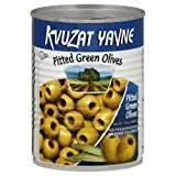 YAVNE GREEN OLIVES PITTED 