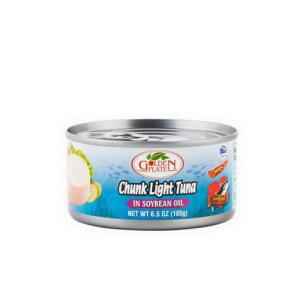 GOLDEN PLATE LIGHT TUNA IN SOYA OIL  
