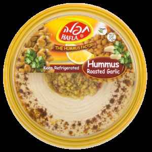 HAFLA SALADS HUMMUS ROASTED GARLIC 