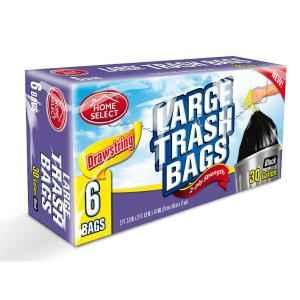 HOME SELECT LARGE TRASH BAG 