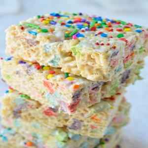 HALAL RICE TREATS RAINBOW SPARKLES 