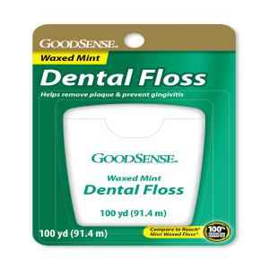 GOODSENCE DENTAL FLOSS MINT WAXED 