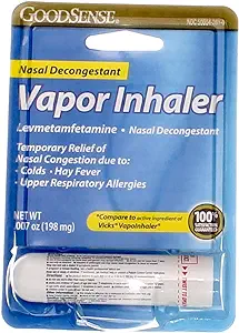 GOOD SENCE NASAL DECONGESTANT VAPOR INHALER 
