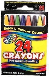 A+ HOMEWORK CRAYONS ASSORTED COLORS 