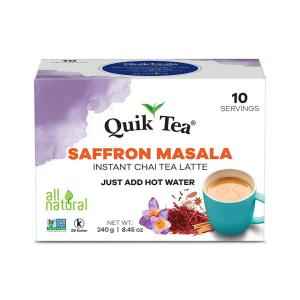 QUICK TEA SAFFRON MASALA CHAI LATTE 
