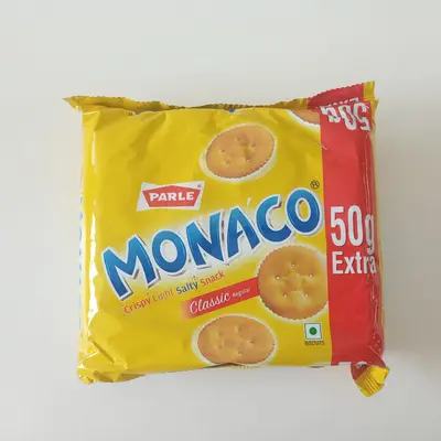 PARLE MONACO LIGHT SALTED SNACK 200 + 50 GM