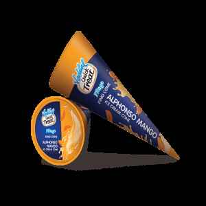 VADILAL CONE ALPHONSO MANGO ICE CREAM 