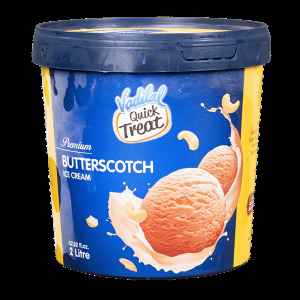 VADILAL BUTTERSCOTCH ICE CREAM TUB 