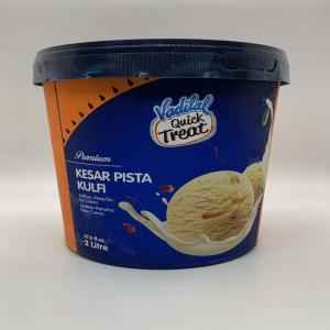 VADILAL KESAR PISTA KULFI ICE CREAM TUB 
