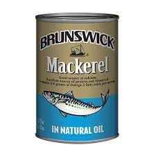 BRUNSWICK MACKEREL IN NATURAL OIL 