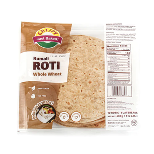 CRISPY RUMALI ROTI WHOLE WHEAT 