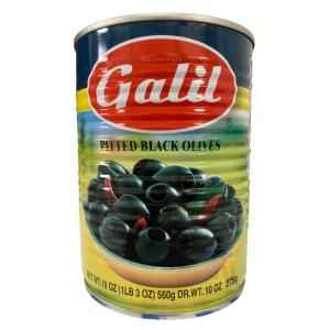 GALIL PITTED BLACK OLIVES 