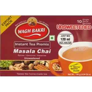 WAGH BAKRI UNSWEETENED MASALA CHAI 