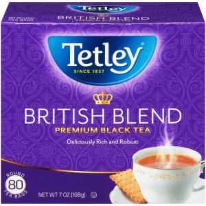 TETLEY PREMIUM BLACK TEA ROUND BAG 