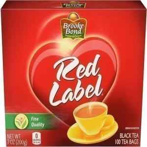 BROOKE BOND RED LABEL TEA 100 BAGS 